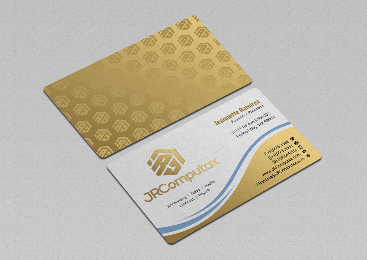 Design de Carte de Visite par INDIAN_Ashok pour JRComputax Inc | Design #22817197