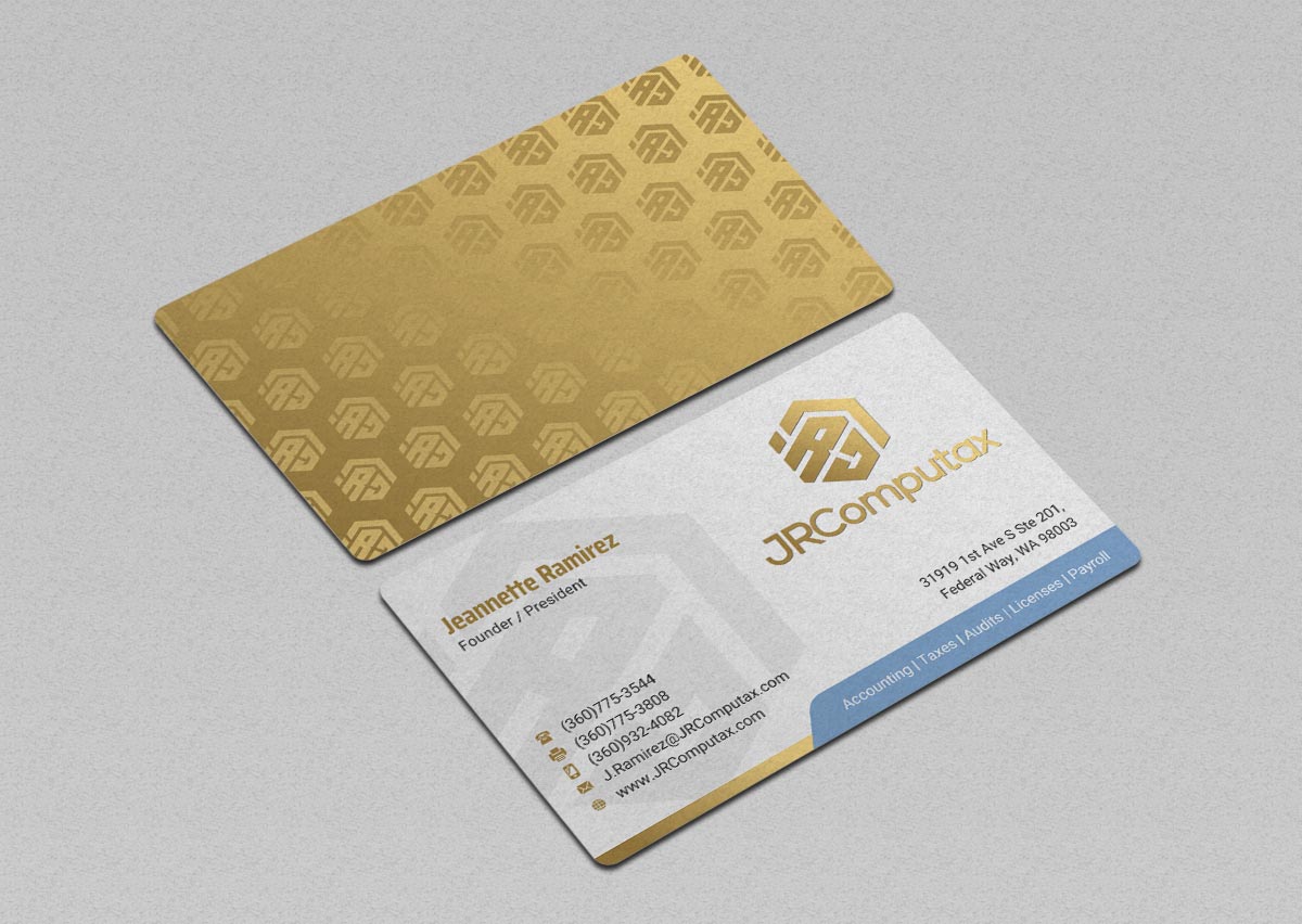 Design de Carte de Visite par INDIAN_Ashok pour JRComputax Inc | Design #22817201