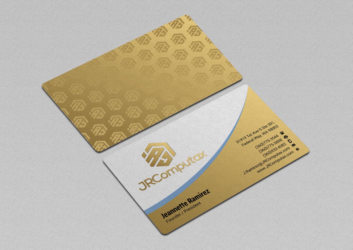 Design de Carte de Visite par INDIAN_Ashok pour JRComputax Inc | Design #22817205