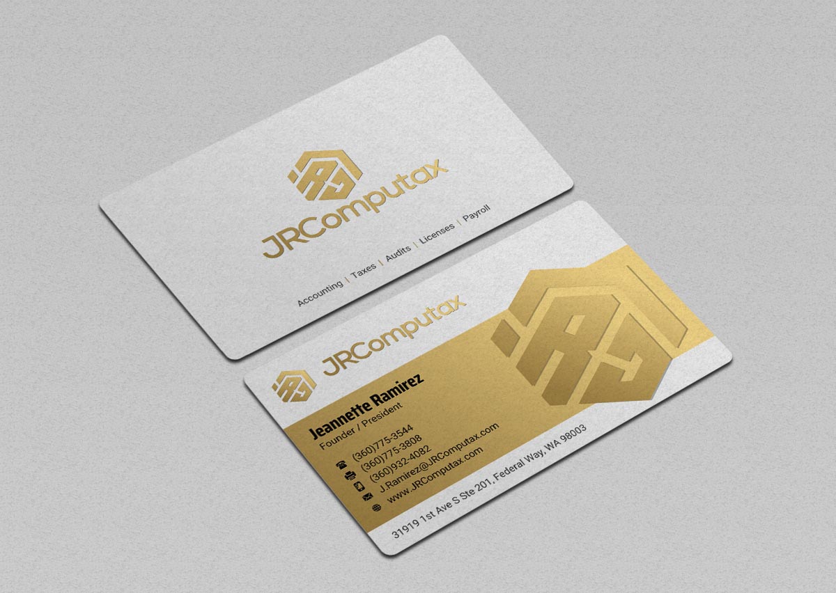Business Card Design by INDIAN_Ashok for JRComputax Inc | Design #22817210