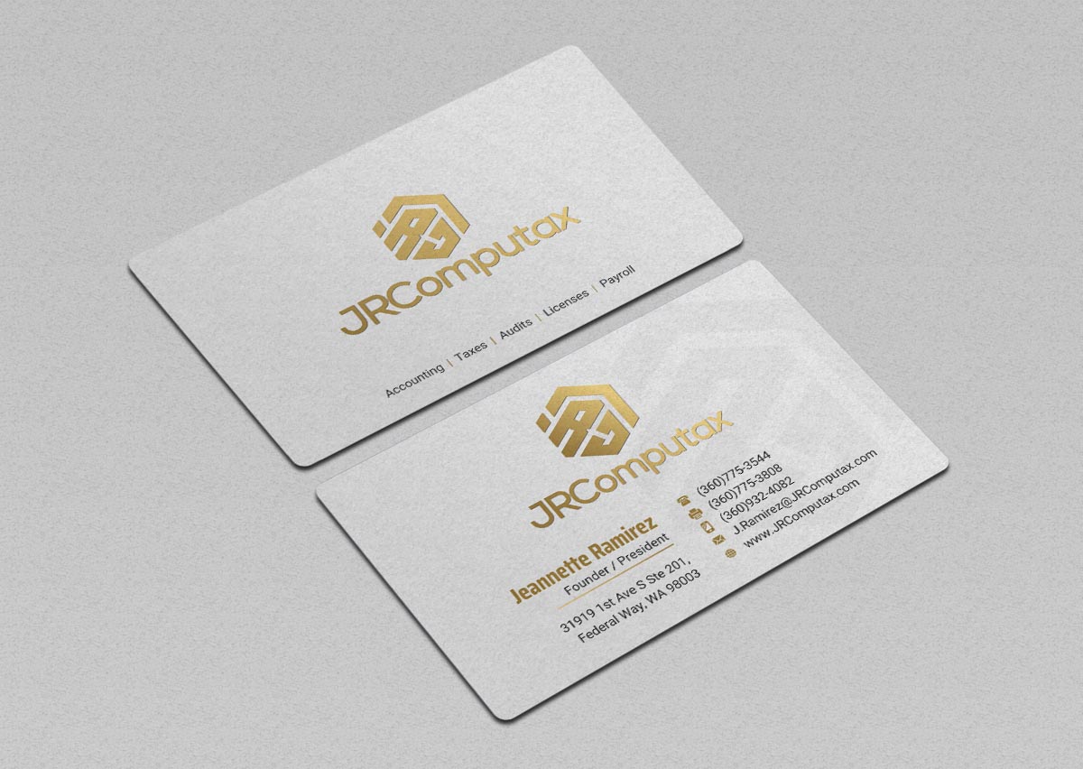 Business Card Design by INDIAN_Ashok for JRComputax Inc | Design #22817219