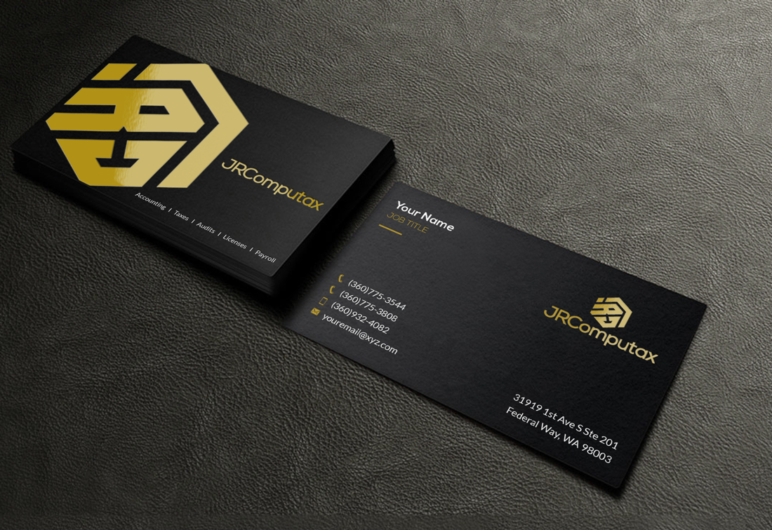 Business Card Design by Riz' for JRComputax Inc | Design #22797278