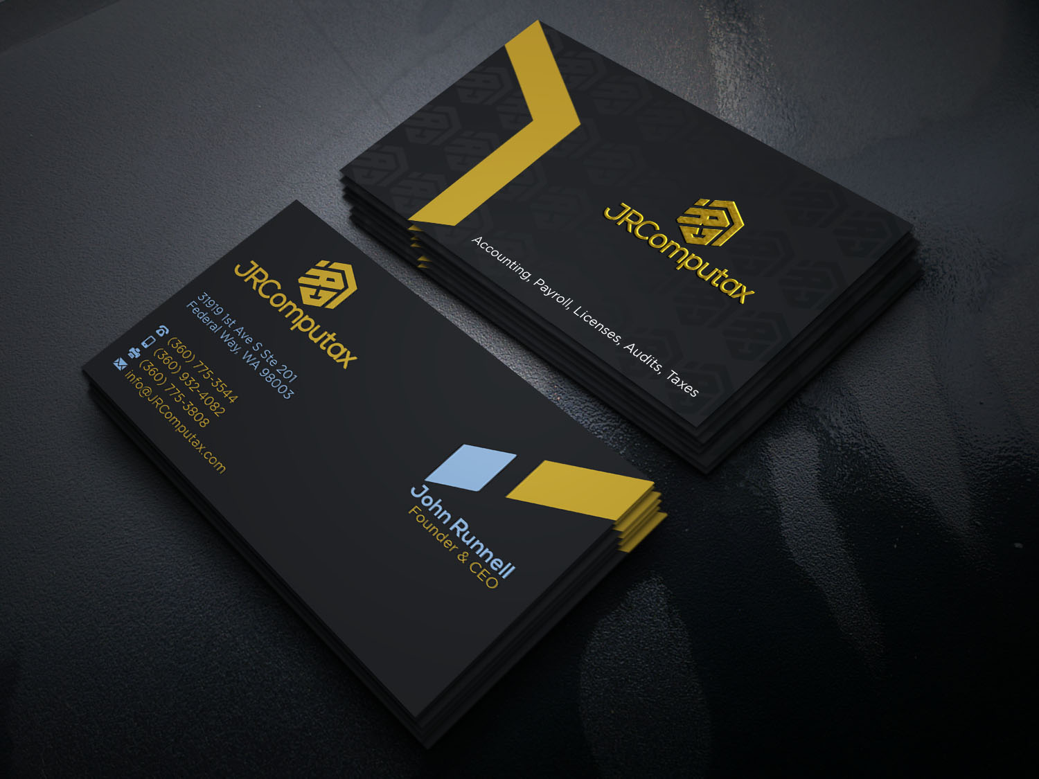 Business Card Design by Verified artistry (Design garden) for JRComputax Inc | Design #22798539