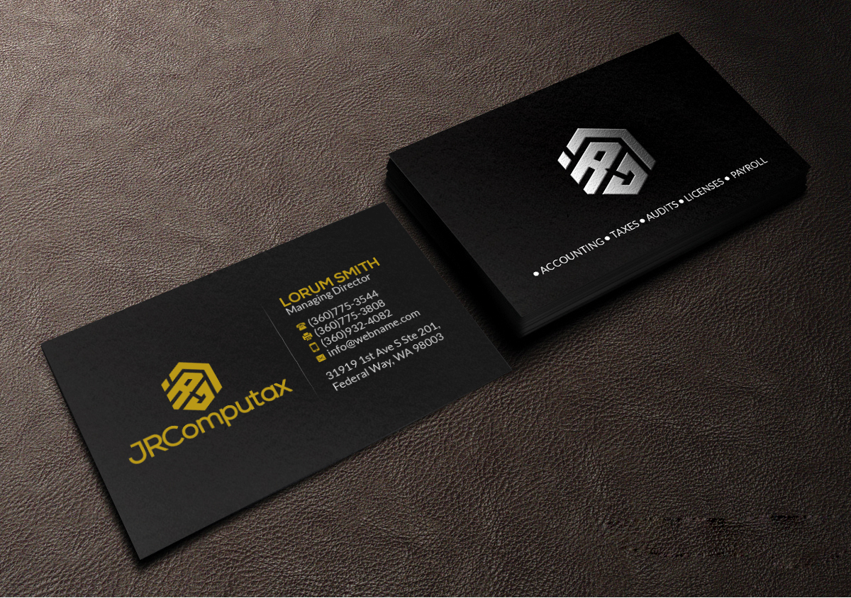Business Card Design by Creations Box 2015 for JRComputax Inc | Design #22812403