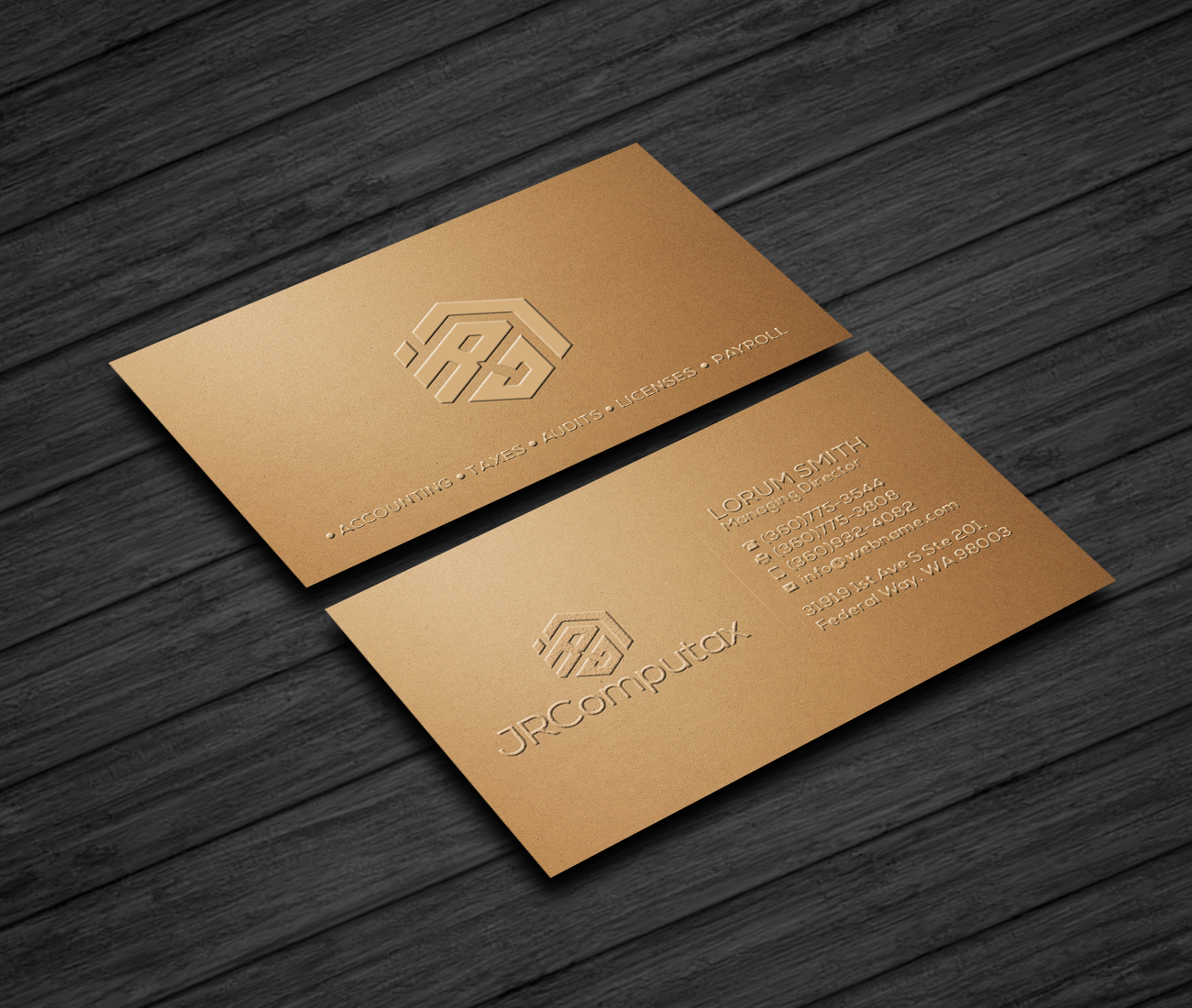 Business Card Design by Creations Box 2015 for JRComputax Inc | Design #22812410