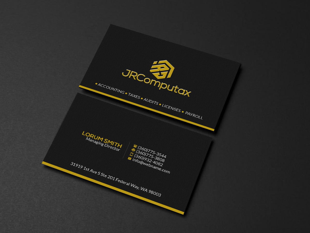 Business Card Design by Creations Box 2015 for JRComputax Inc | Design #22812417