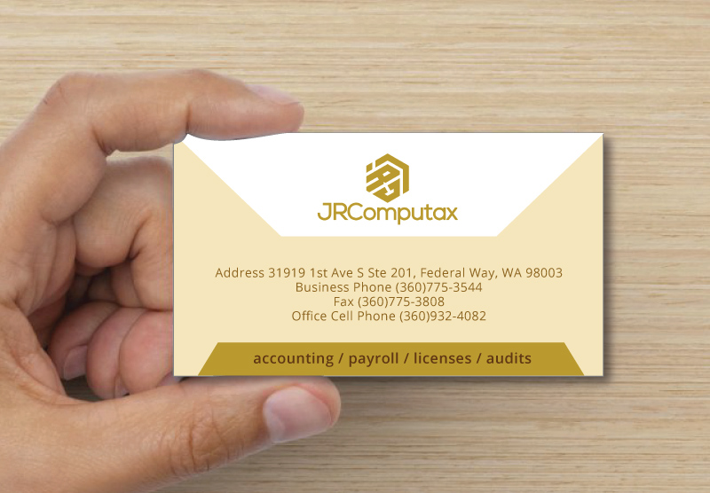 Business Card Design by instudio for JRComputax Inc | Design #22805764