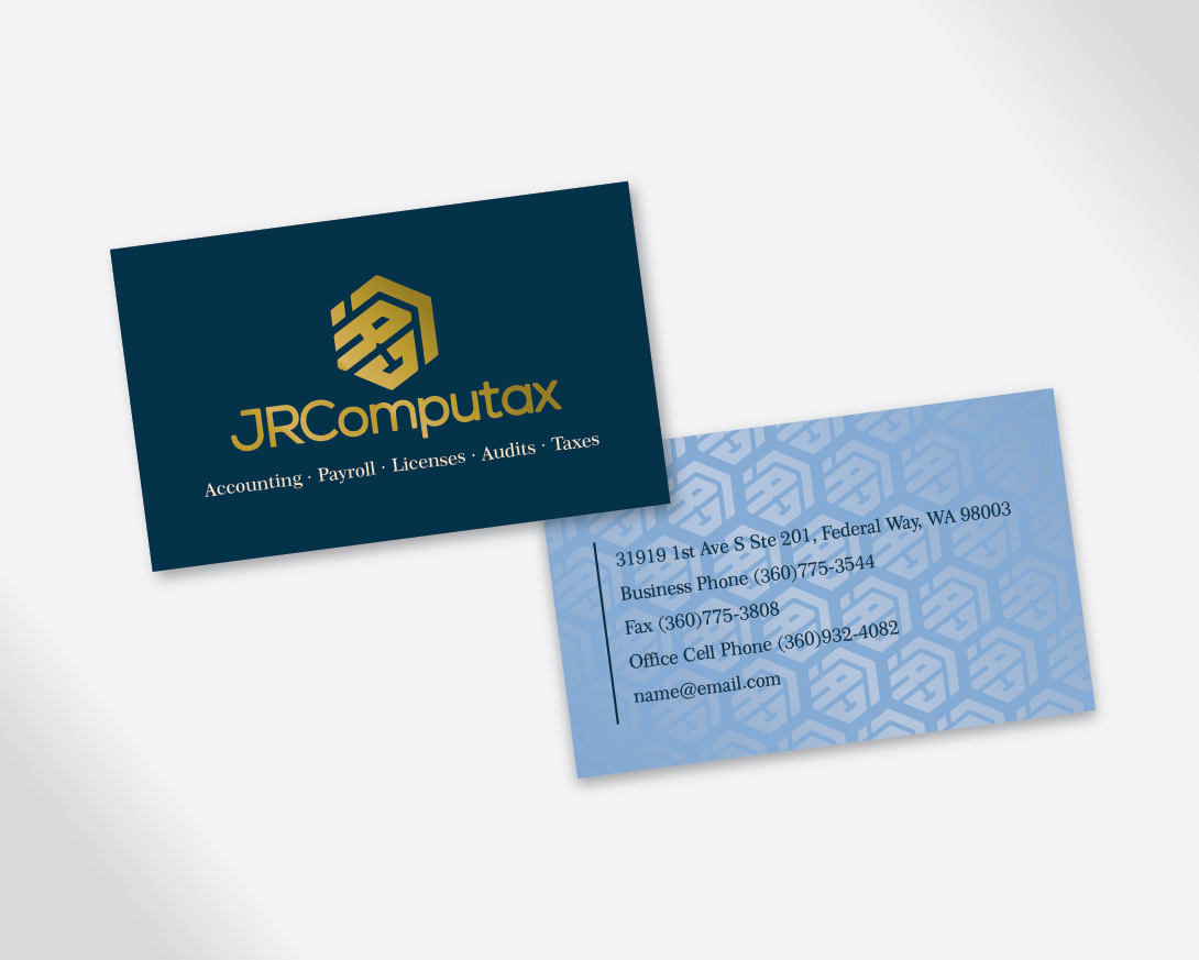 Visitenkarten-Design von malza für JRComputax Inc | Design #22850367