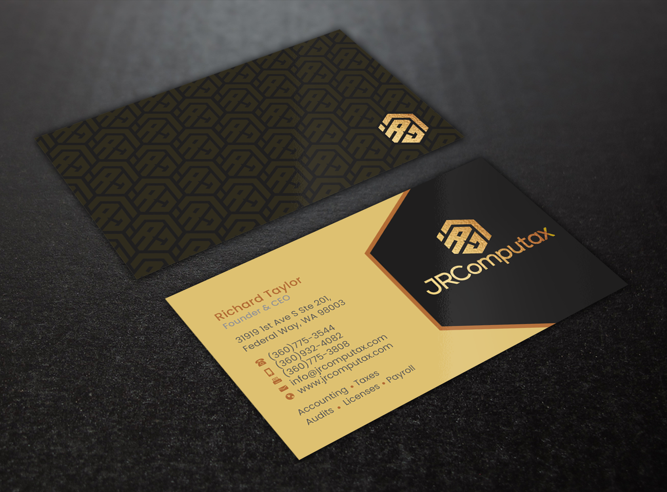 Business Card Design by Brand aid for JRComputax Inc | Design #22806877