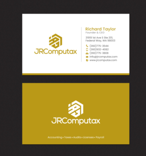 Business Card Design by chandrayaan.creative for JRComputax Inc | Design: #22806811