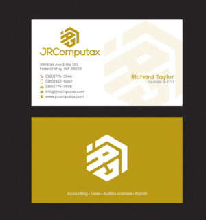 Business Card Design by chandrayaan.creative for JRComputax Inc | Design: #22806833