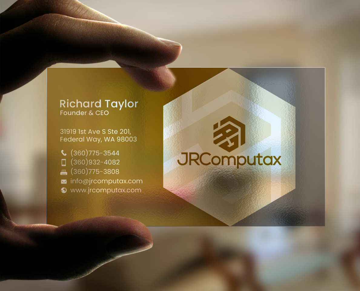 Business Card Design by chandrayaan.creative for JRComputax Inc | Design #22806839
