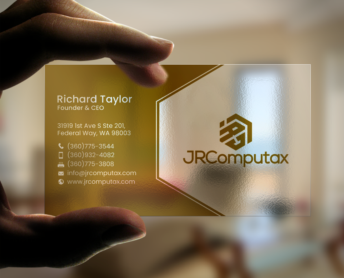 Business Card Design by chandrayaan.creative for JRComputax Inc | Design #22806840