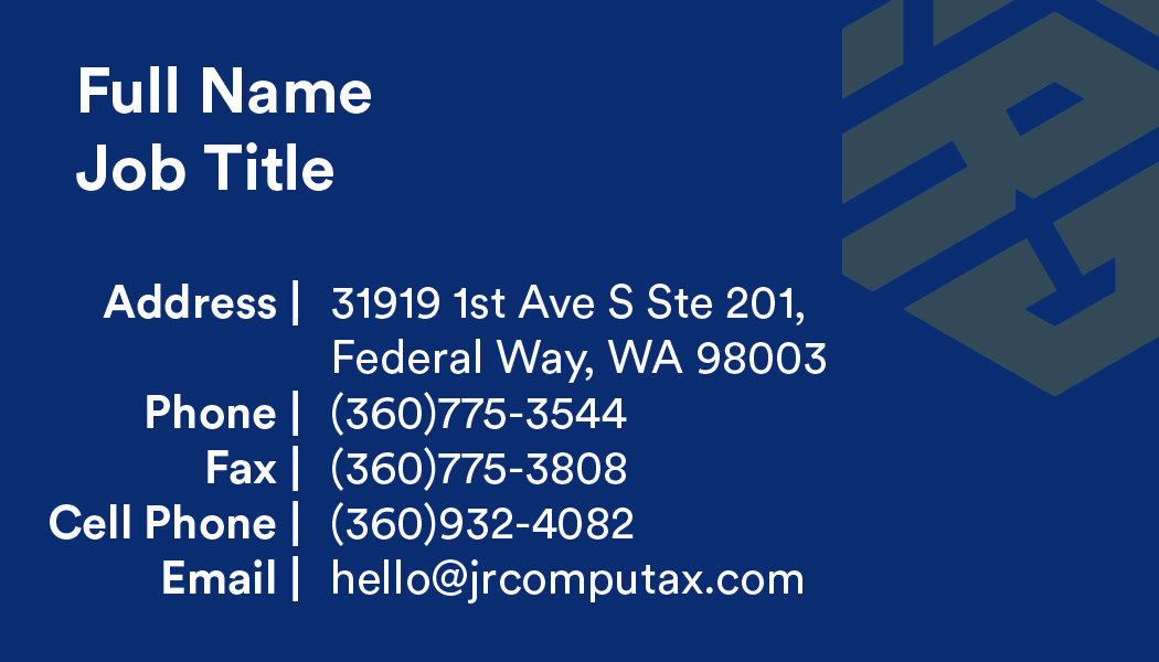 Diseño de Tarjeta de Presentación por Amy Curley para JRComputax Inc | Diseño #22855617