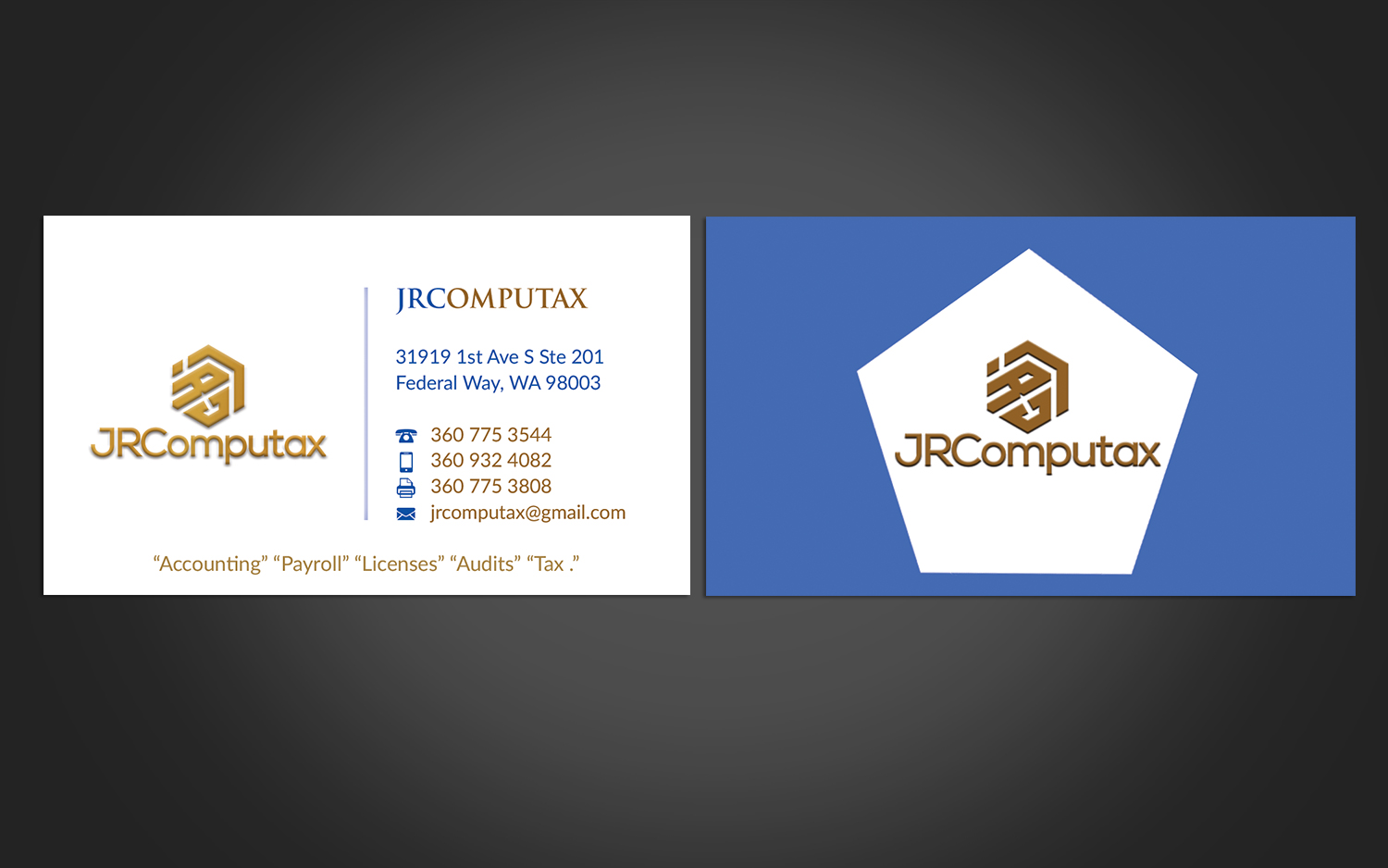 Diseño de Tarjeta de Presentación por asmhasan13 para JRComputax Inc | Diseño #22813025