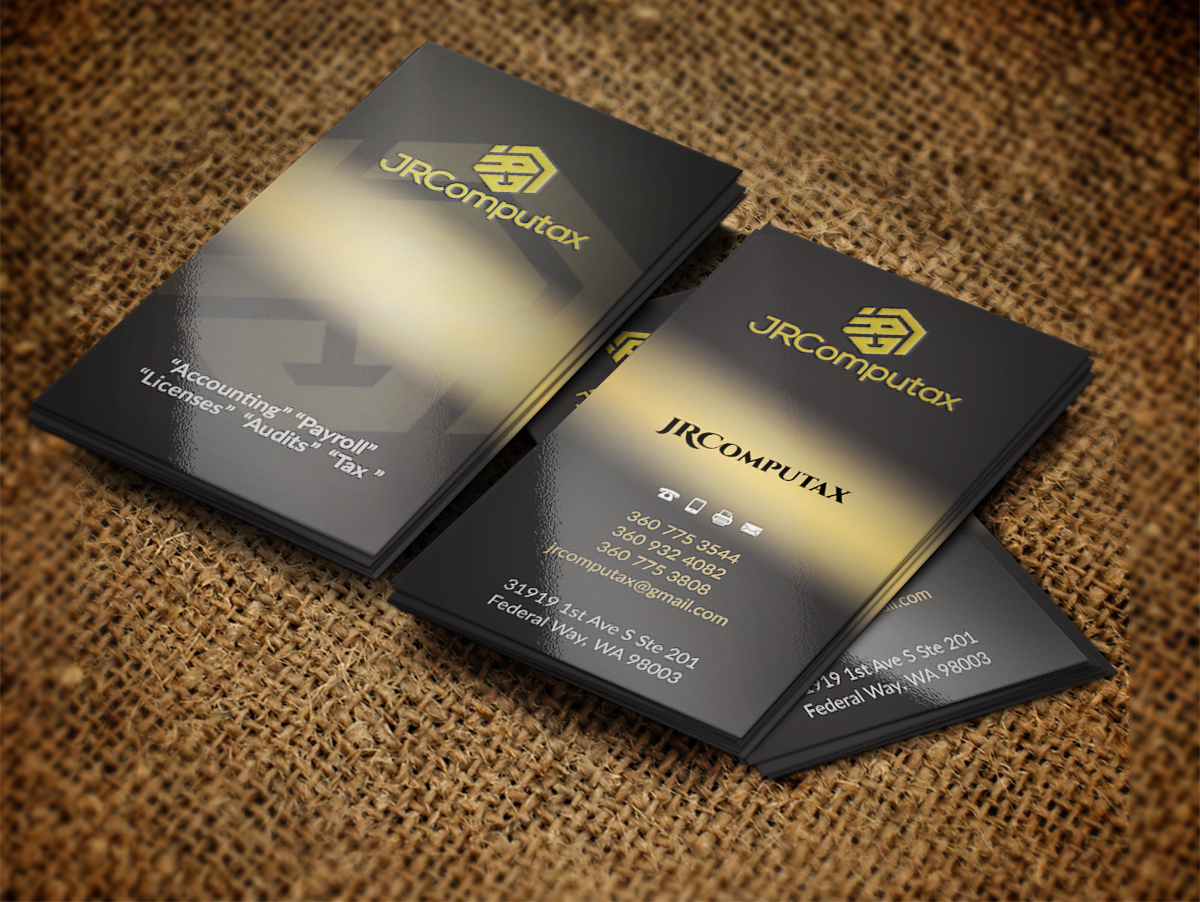 Diseño de Tarjeta de Presentación por asmhasan13 para JRComputax Inc | Diseño #22813030