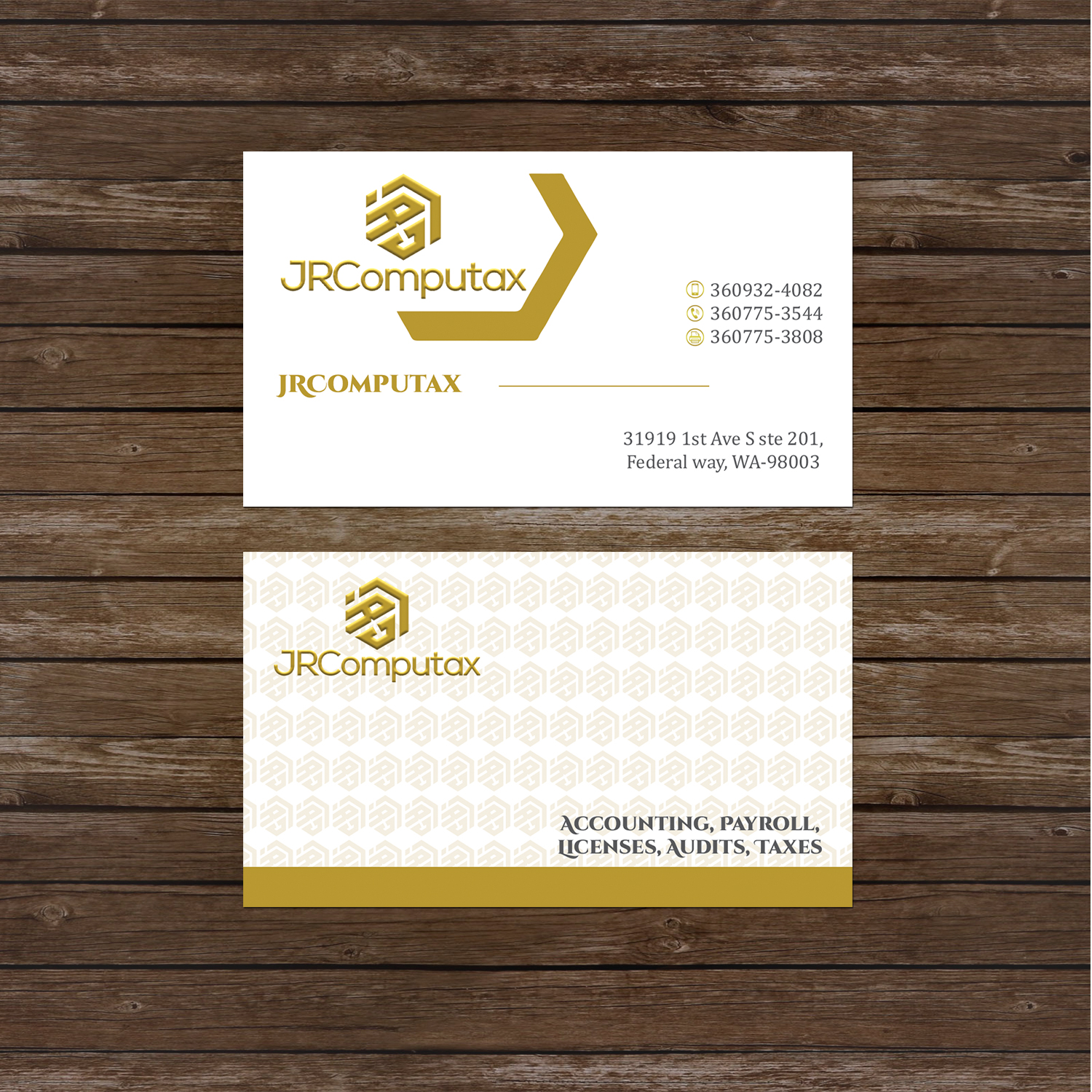 Diseño de Tarjeta de Presentación por asmhasan13 para JRComputax Inc | Diseño #22823328