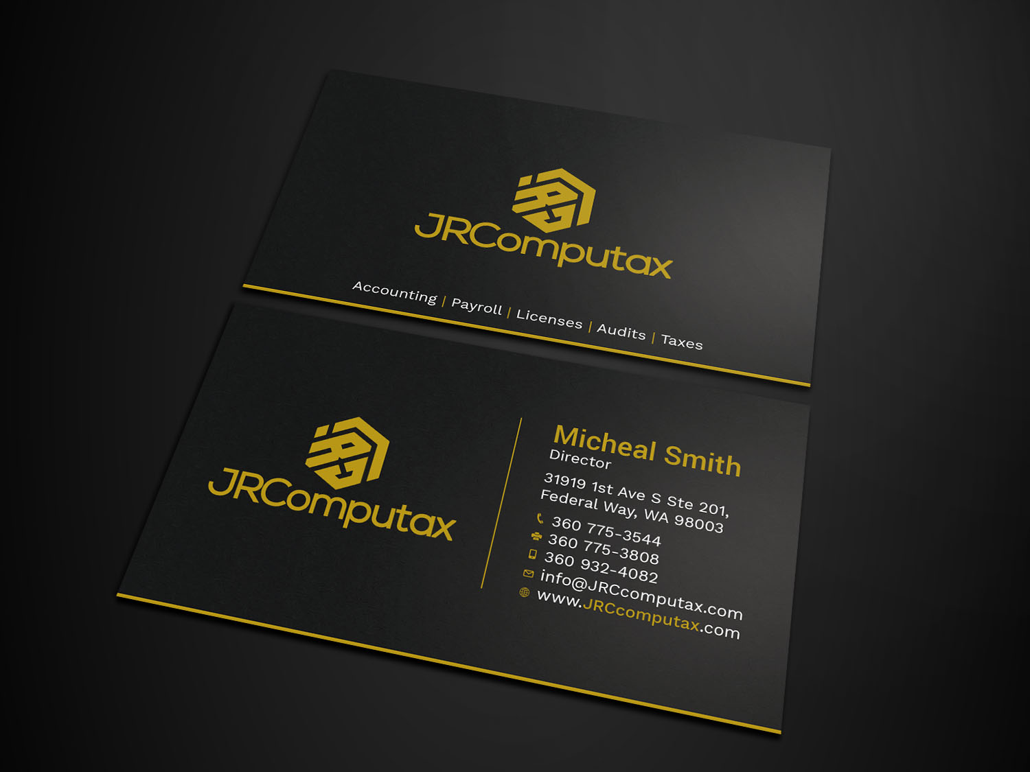 Business Card Design by Tripti Ranjan Gain for JRComputax Inc | Design #22798431