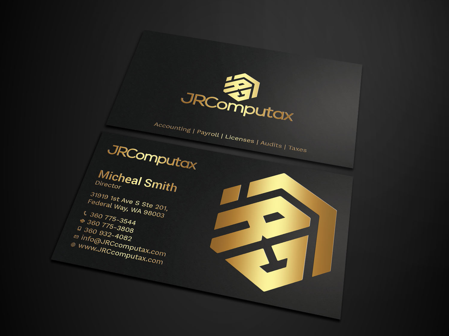 Business Card Design by Tripti Ranjan Gain for JRComputax Inc | Design #22798451