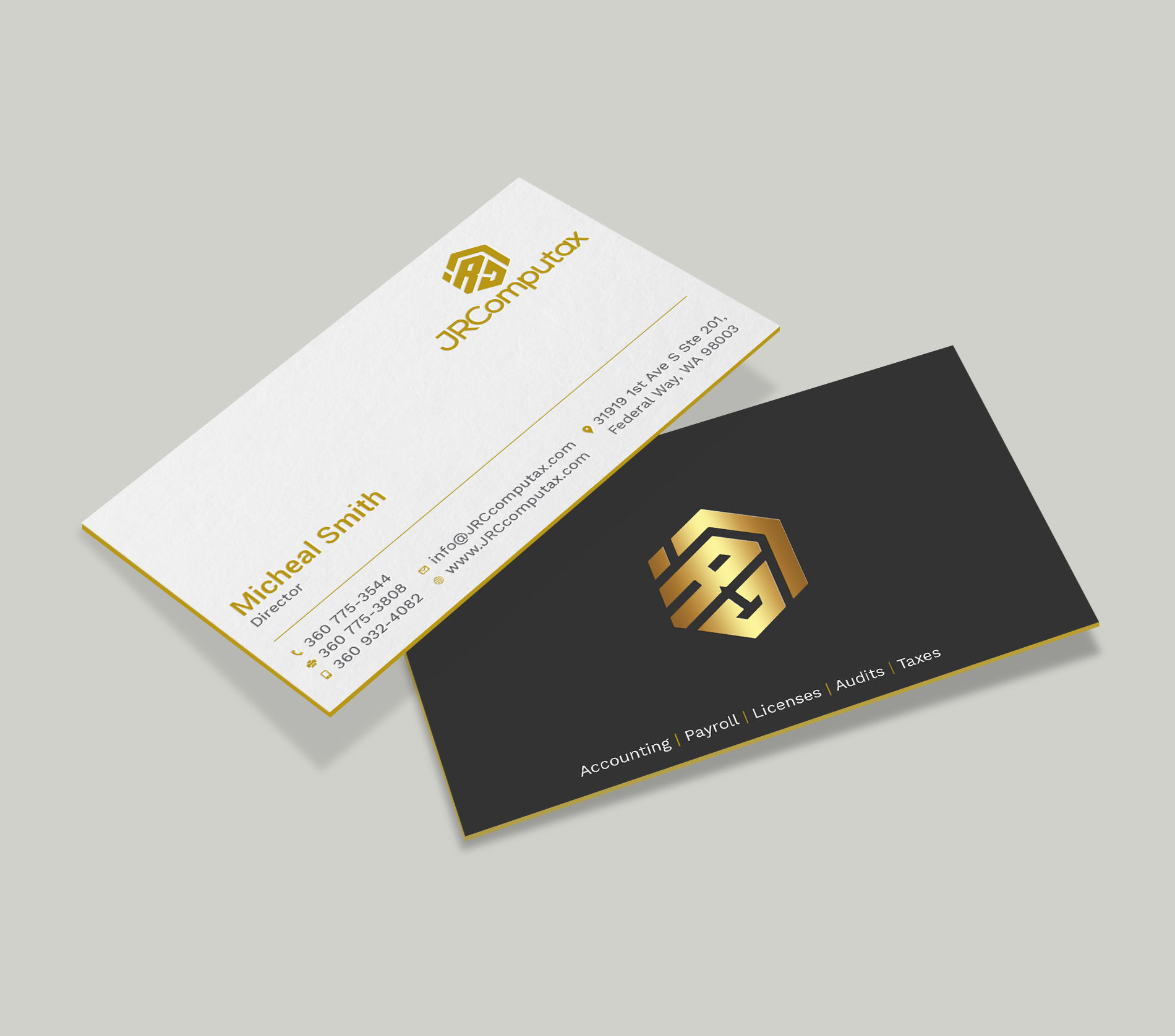 Business Card Design by Tripti Ranjan Gain for JRComputax Inc | Design #22798452