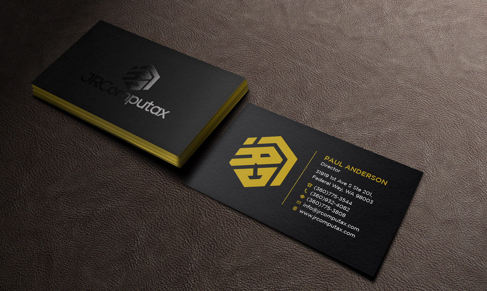 Business Card Design by Tripti Ranjan Gain for JRComputax Inc | Design #22798668
