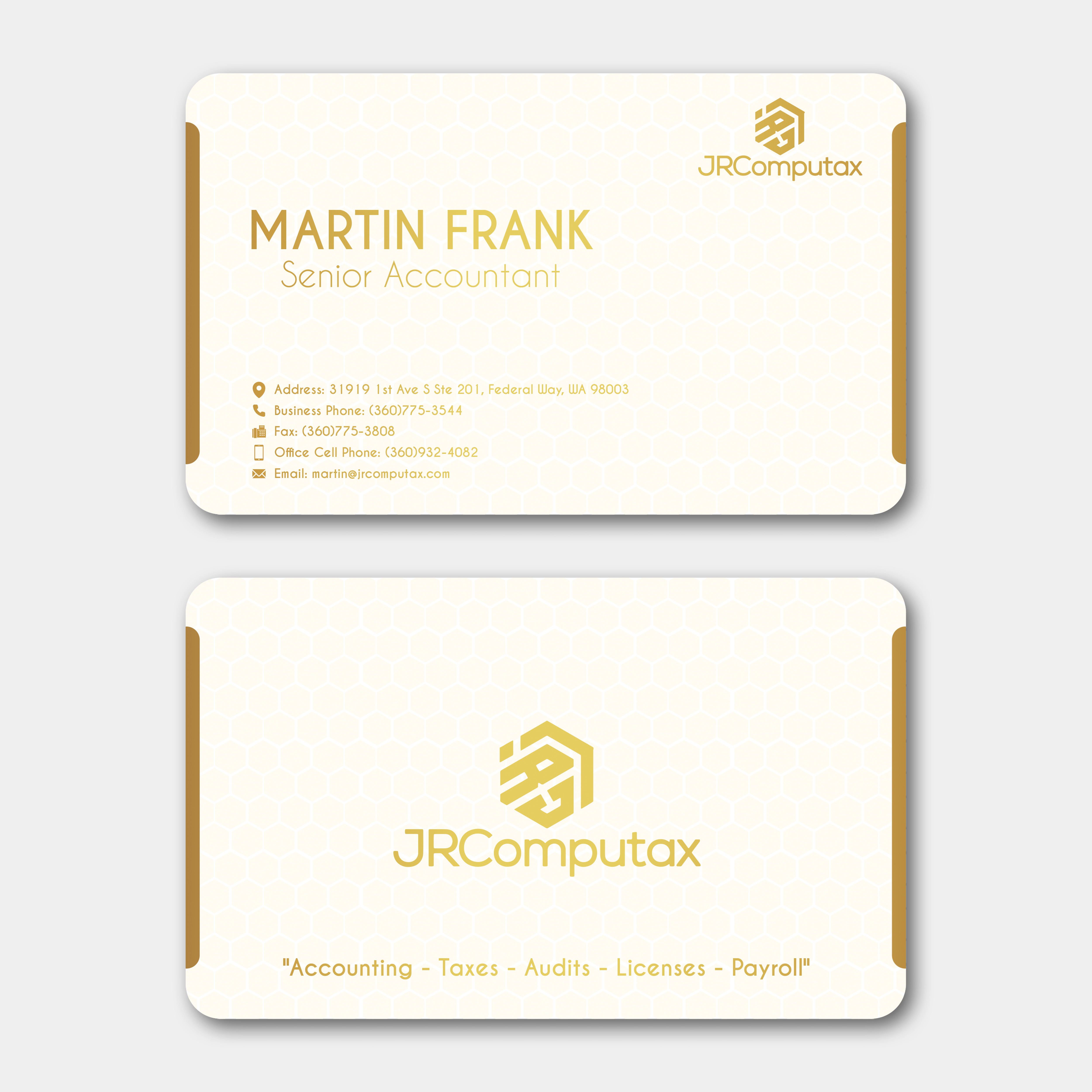 Visitenkarten-Design von Muhammad Saaed für JRComputax Inc | Design #22827120