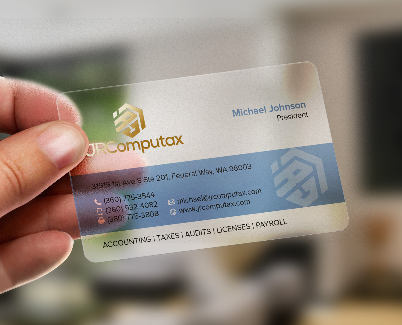 Design de Carte de Visite par MDesign pour JRComputax Inc | Design #22823500