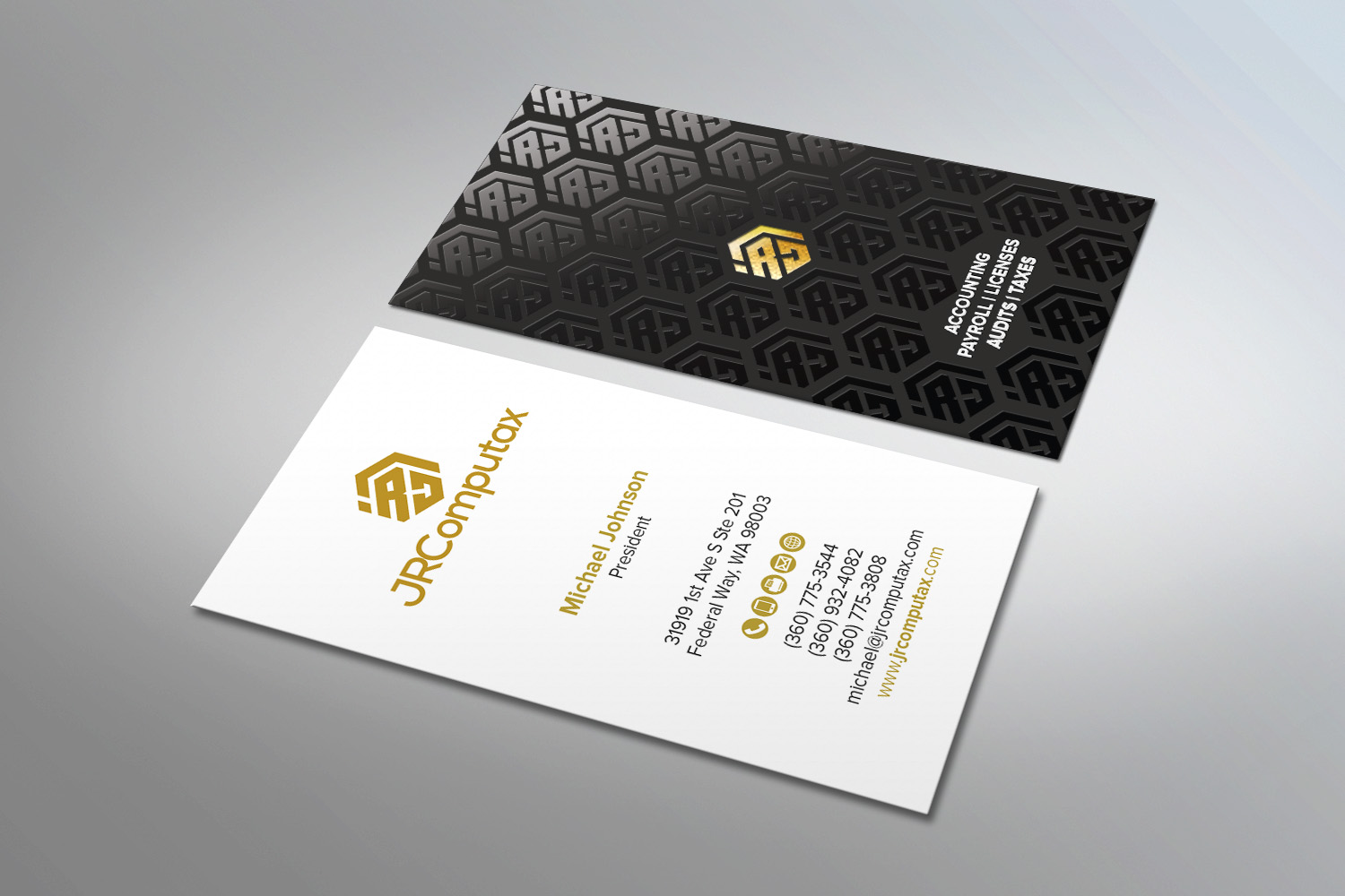 Design de Carte de Visite par MDesign pour JRComputax Inc | Design #22823503