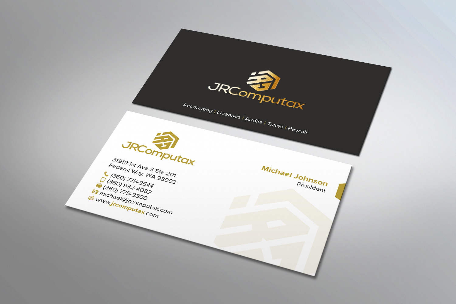 Design de Carte de Visite par MDesign pour JRComputax Inc | Design #22823505