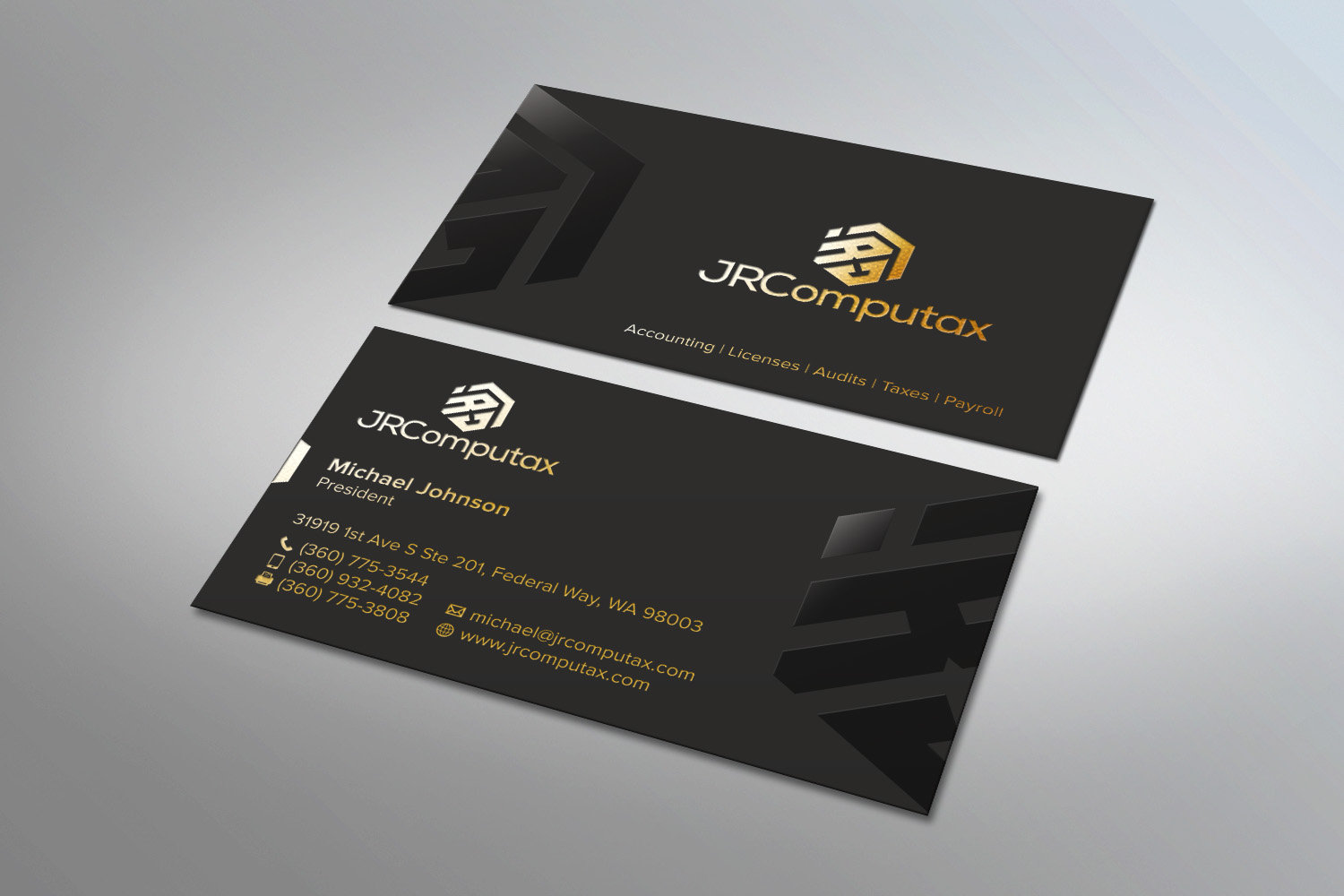 Design de Carte de Visite par MDesign pour JRComputax Inc | Design #22823509