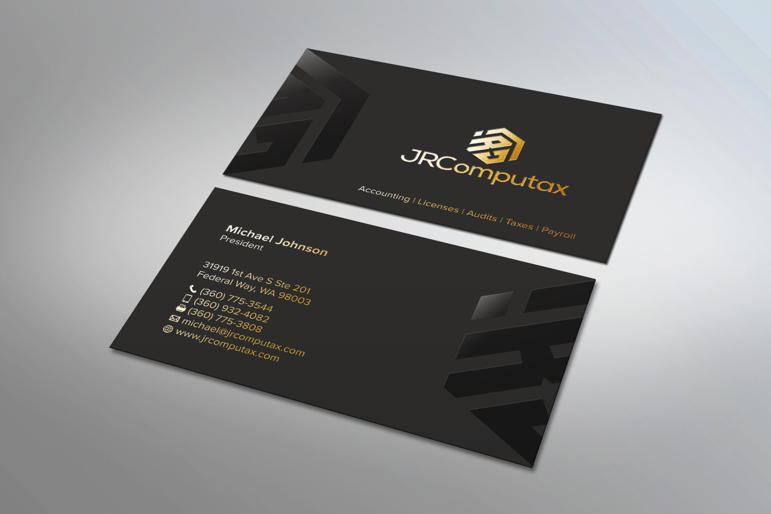 Business Card Design by MDesign for JRComputax Inc | Design #22839366