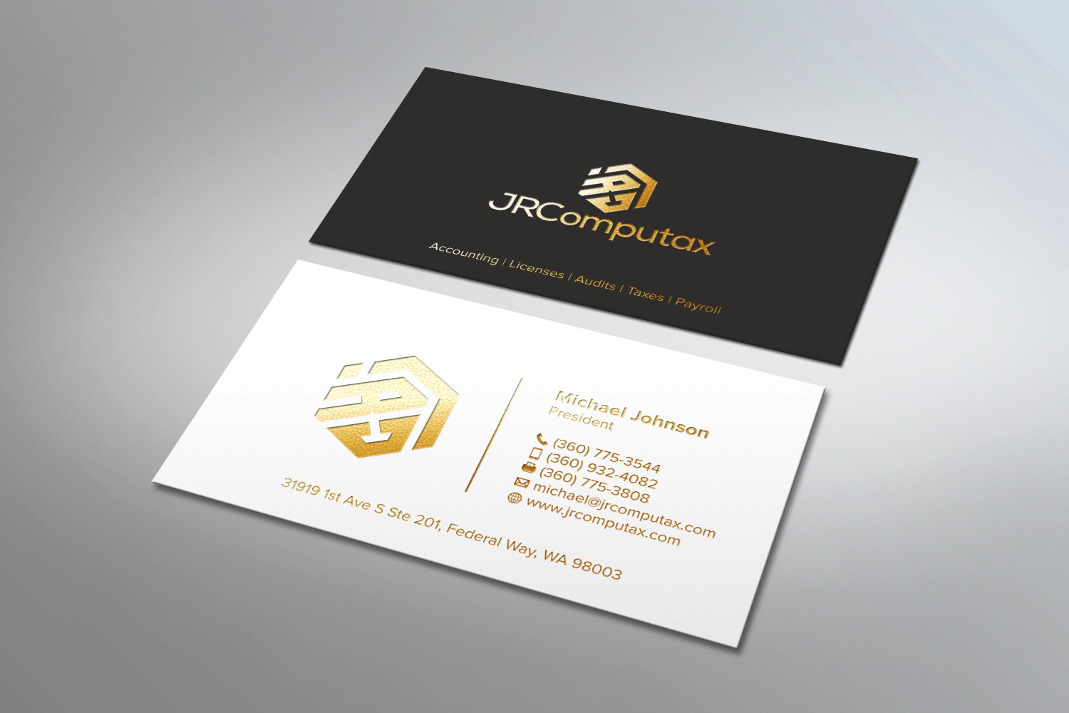 Business Card Design by MDesign for JRComputax Inc | Design #22839369
