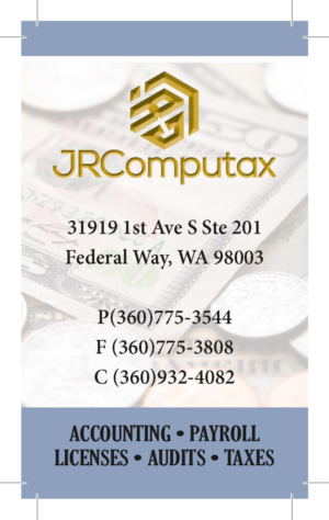 Business Card Design by turmalla for JRComputax Inc | Design: #22817960