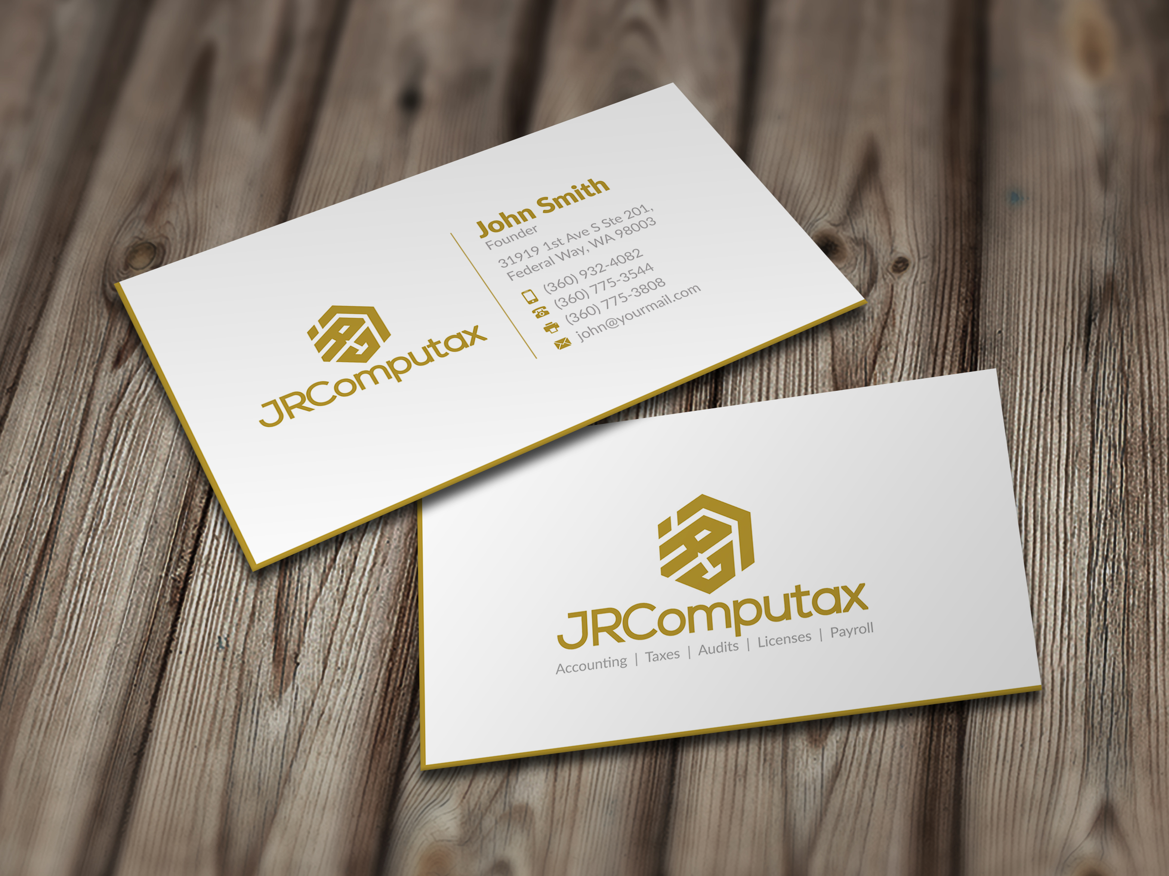 Business Card Design by Musa. A for JRComputax Inc | Design #22832876