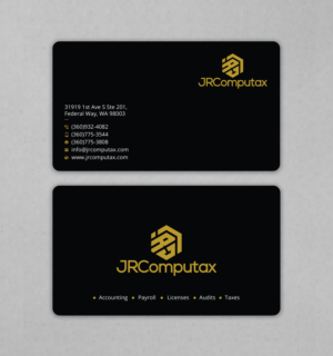 Business Card Design by Uttom 2 for JRComputax Inc | Design: #22801693