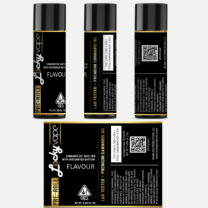 Cannabis Pre-Roll Label for a California Marijuana Brand | Grafik-Design von Krasimira Georgieva