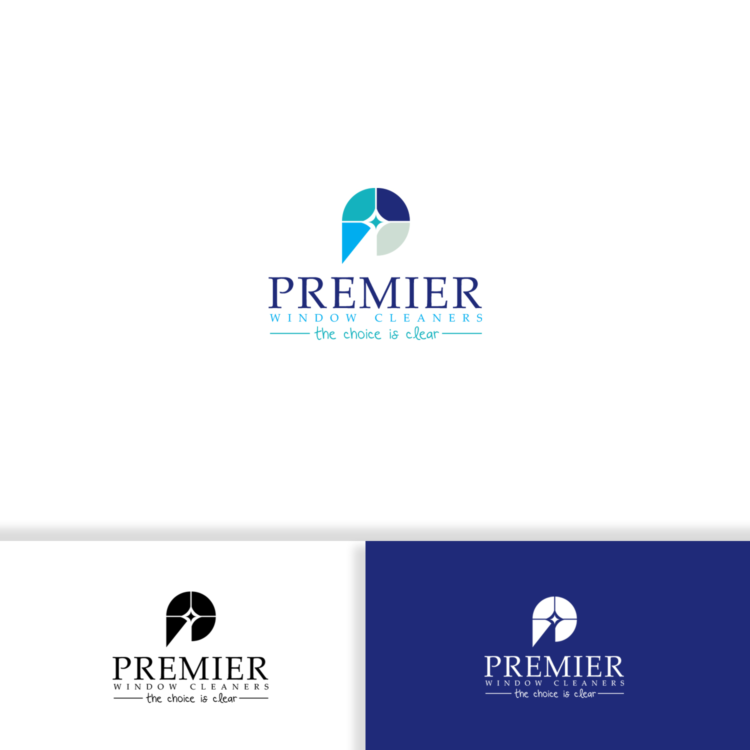 Logo Design by Maxo-Biz for Premier Window Cleaners | Design #22806052