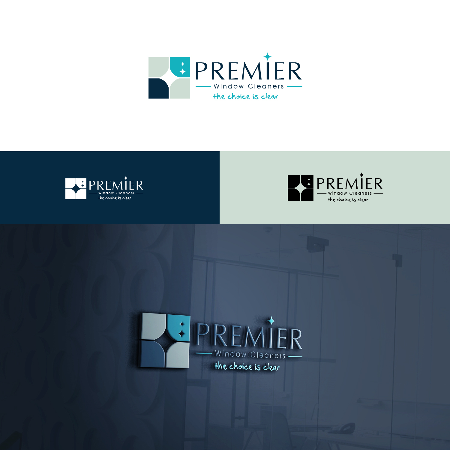 Logo Design by Maxo-Biz for Premier Window Cleaners | Design #22806053