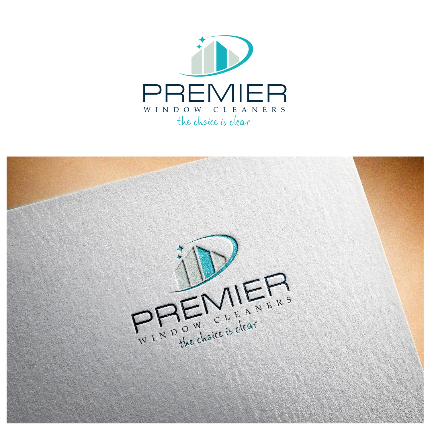 Logo Design by Maxo-Biz for Premier Window Cleaners | Design #22806054