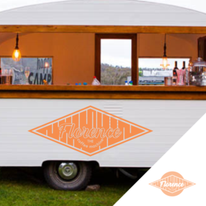 Florence & the coffee machine | Logo Design by Gerald Design 3