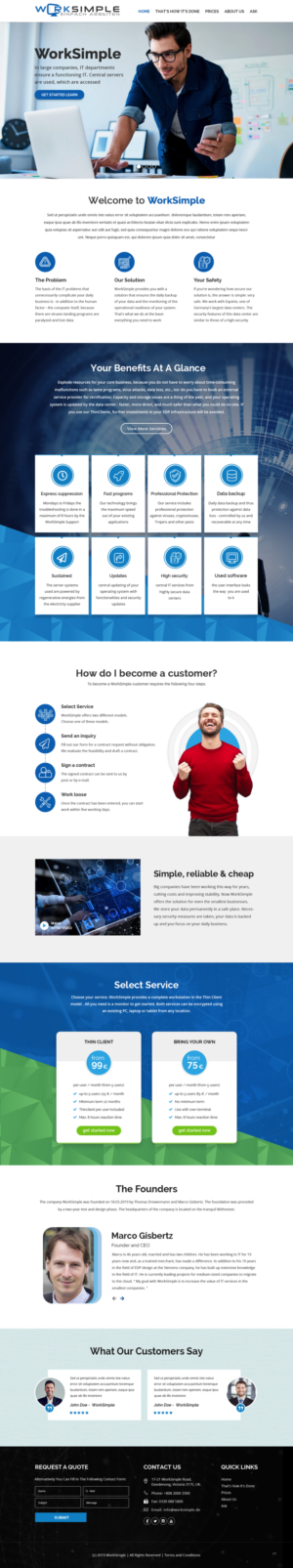 Web Design by pb for this project | Design: #22809897