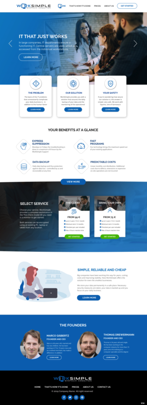 Web Design by pb for this project | Design: #22809904