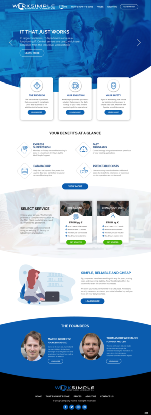 Web Design by pb for this project | Design: #22809905