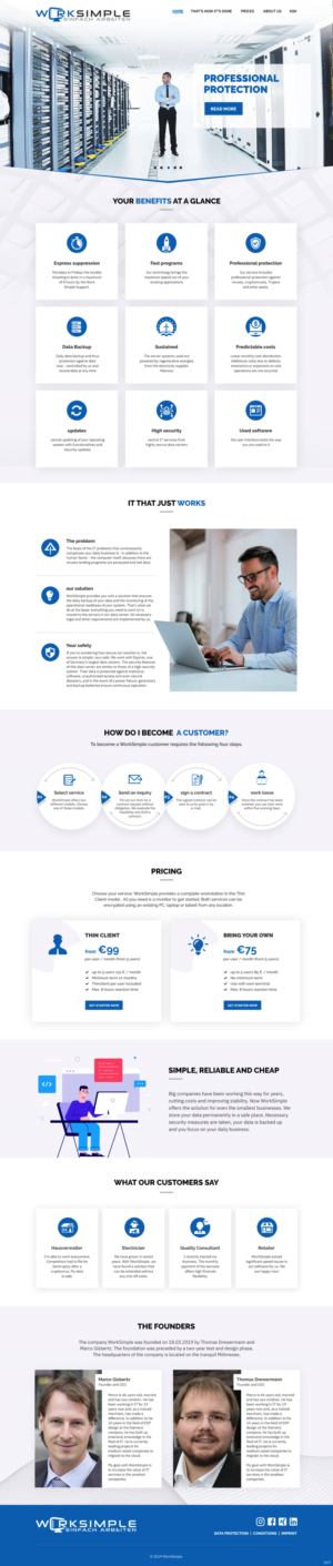 Web Design by pb for this project | Design: #22967396