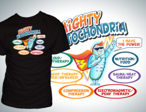 Mighty Mitochondria - Graphic and T-shirt | Design Graphique par Lezette_G