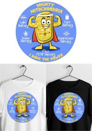 Mighty Mitochondria - Graphic and T-shirt | Graphic Design by Mrigank Patankar
