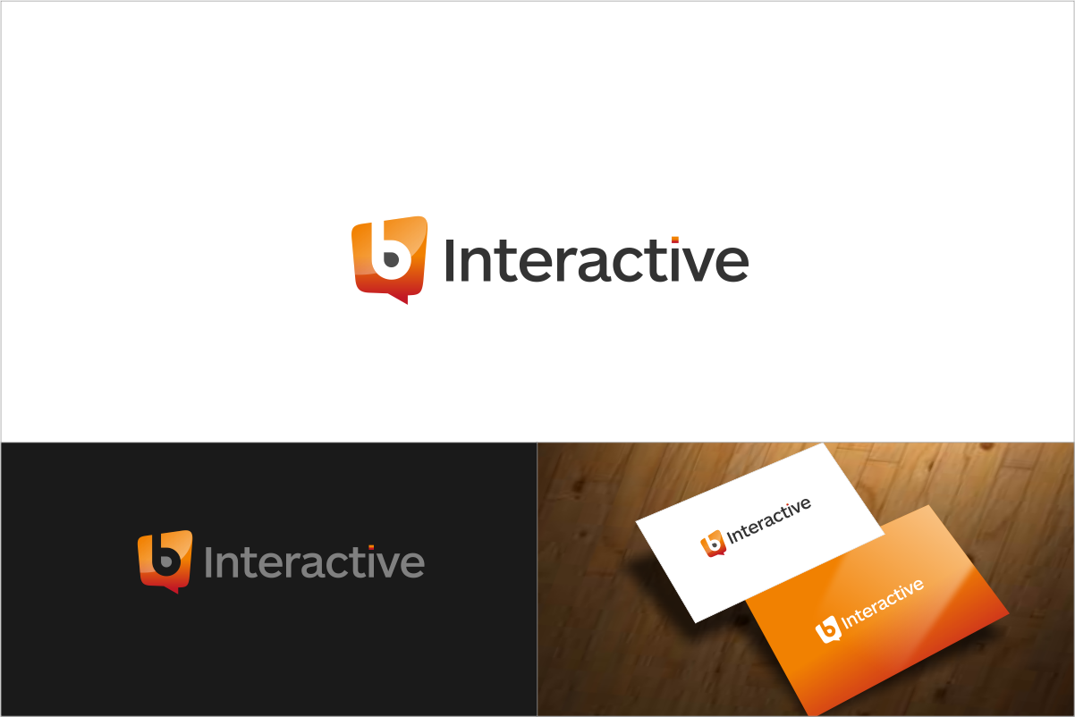 Logo Design by squarepixel for B Interactive | Design #2985369