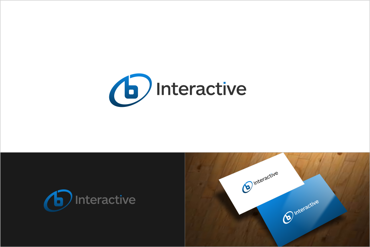 Logo Design by squarepixel for B Interactive | Design #3017537