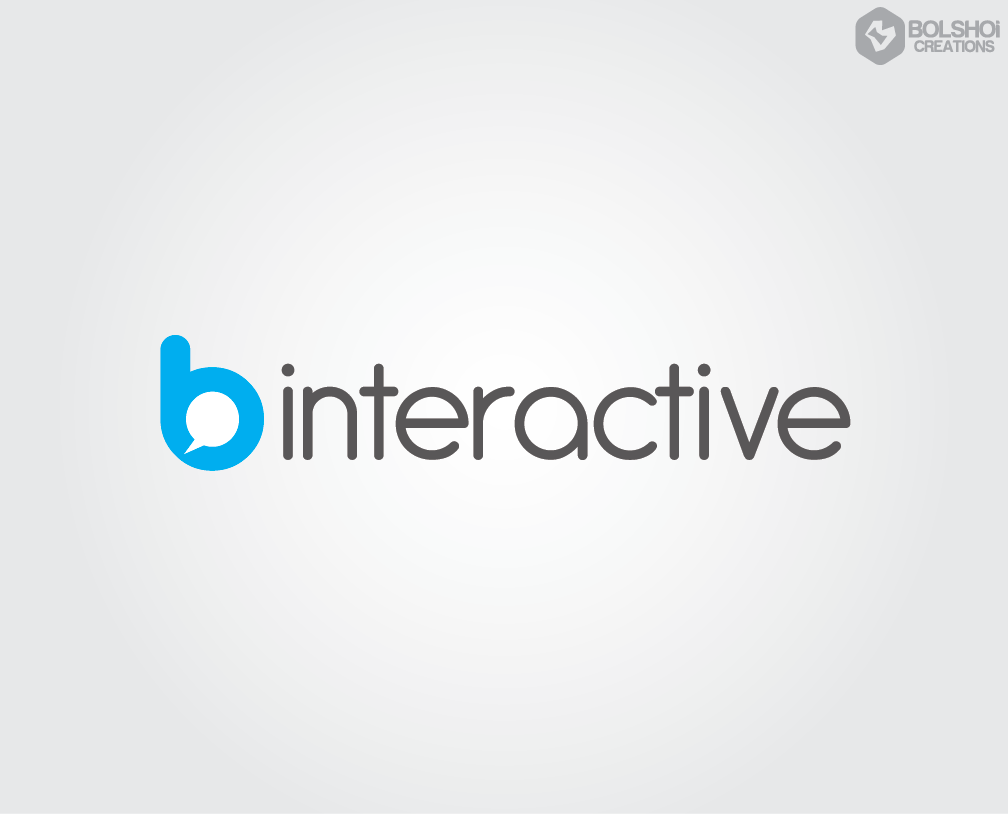 Logo Design by Bolshoi Creations for B Interactive | Design #2988206