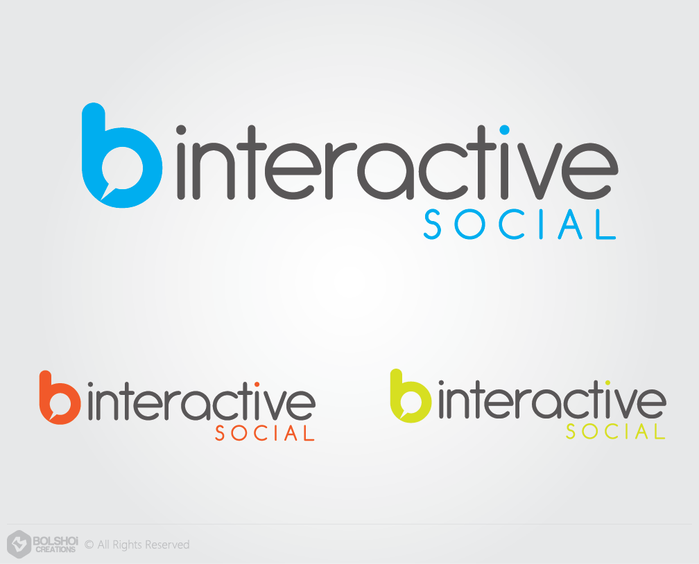 Logo Design by Bolshoi Creations for B Interactive | Design: #3457221